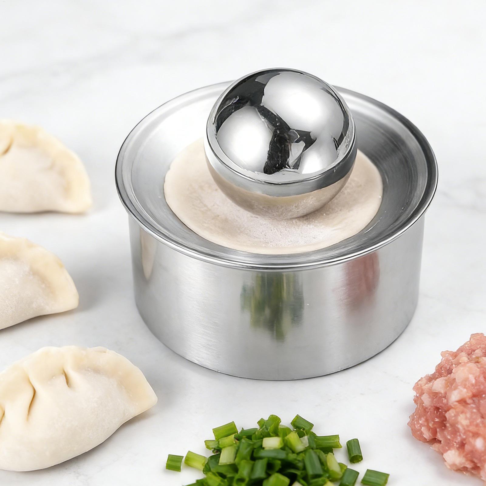 Kitchen Gadgets Dumpling Maker - Manuelle Teigpresse für Dumplings, Teigblattformer für