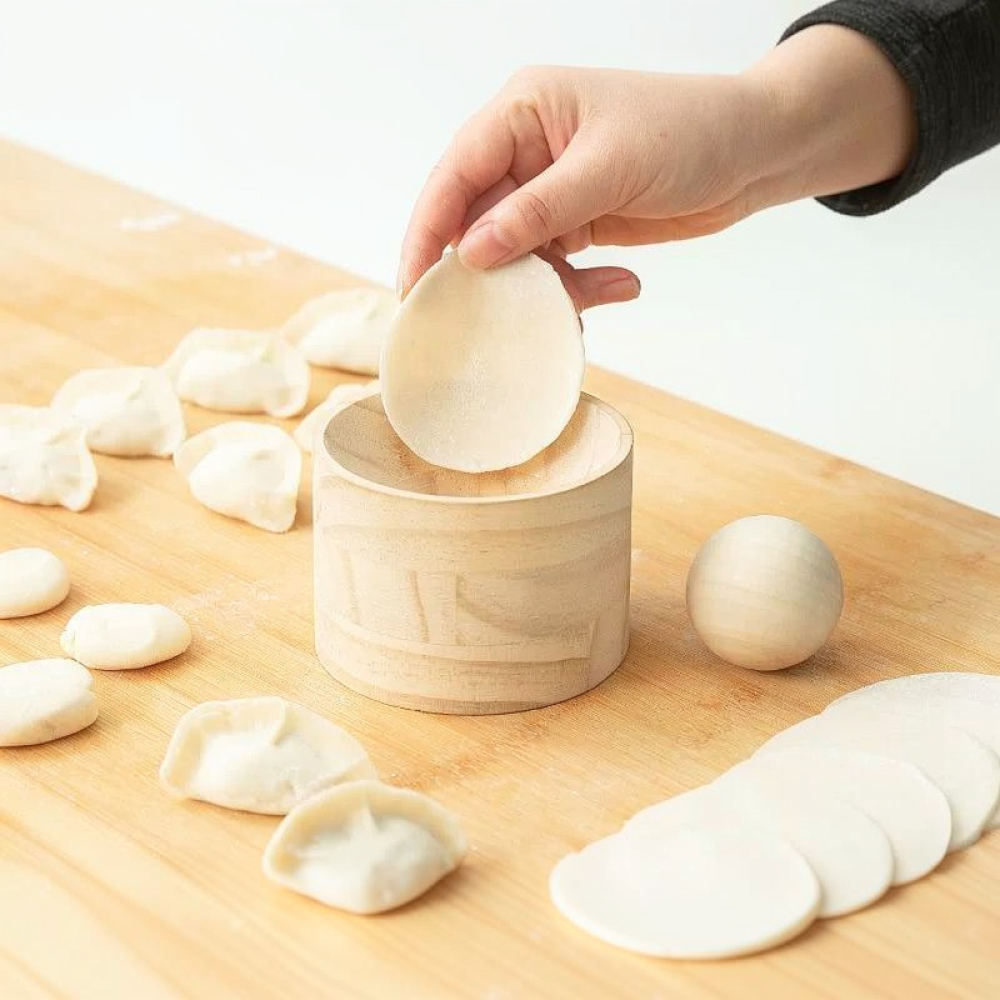 Küchen-Teigflachmacher, Holz-T – Kitchen Gadgets Dumpling Maker Bewertung und Preis